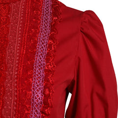 Horreur Pearl X Pearl Robe Rouge Cosplay Costume Halloween