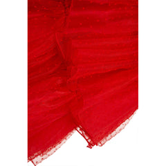 Adulte Beetlejuice Beetle Juice Lydia Mariée Rouge Robe Cosplay Costume Ver.A