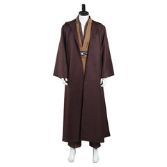 Obi-Wan Kenobi Jedi Cosplay Costume Version Brune