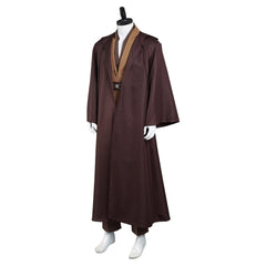 Obi-Wan Kenobi Jedi Cosplay Costume Version Brune