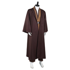 Obi-Wan Kenobi Jedi Cosplay Costume Version Brune