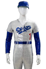 2019 Rocketman Elton John Dodgers Baseball Cosplay Costume