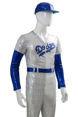 2019 Film Rocketman Elton John Dodgers Baseball Cosplay Costume