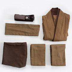 Jedi Costume Marron Sans Cape Cosplay Costume