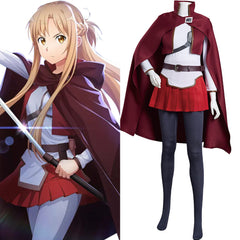 SAO Yuuki Asuna Uniform Cosplay Costume
