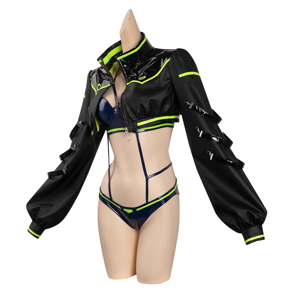 Cyberpunk: Edgerunners Rebecca Manteau Bunny Girl Ensemble Design Original Cosplay Costume