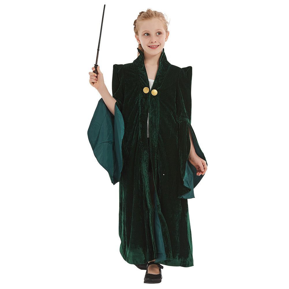 Harry Potter Professeur Minerva McGonagall Robe Enfant Cosplay