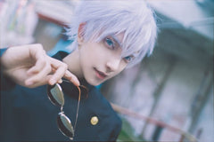 Gojo Satoru Jeune Tenue de l’École d’Exorcisme Cosplay Costume