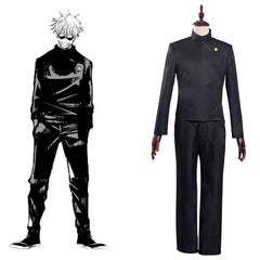 Gojo Satoru Jeune Tenue de l’École d’Exorcisme Cosplay Costume