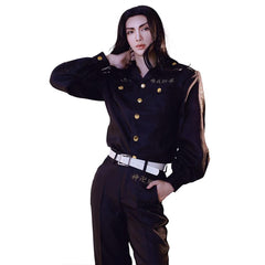 Adulte Tōkyō Ribenjāzu Manji Gang Noir Baji Cosplay Costume