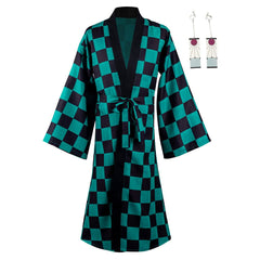 Les Rôdeurs de la Nuit Long Cape avec Boucle d'Oeille et Ceinture Cosplay Costume