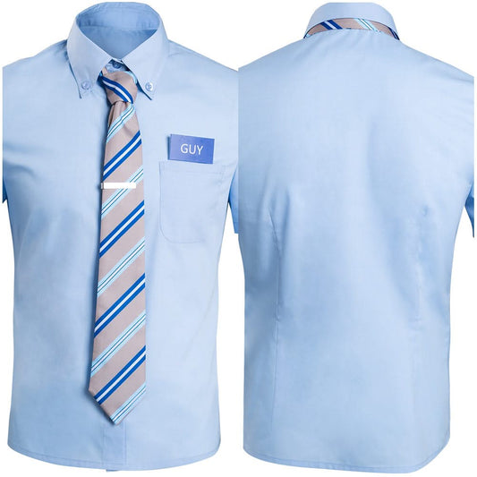 Free Guy L'Homme Libre Chemise Cosplay Costume