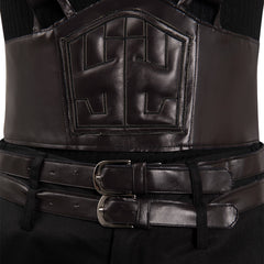 Crisis Core Final Fantasy VII Reunion Zack Uniform Noir Cosplay Costume