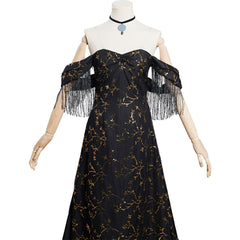 The Witcher 2 Yennefer Robe Noire Cosplay Costume