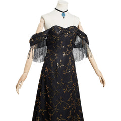 The Witcher 2 Yennefer Robe Noire Cosplay Costume