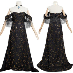 The Witcher 2 Yennefer Robe Noire Cosplay Costume