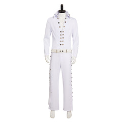 2022 Elvis Aron Presley Tenue Blanche Cosplay Costume