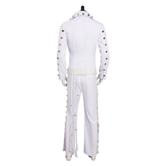 2022 Elvis Aron Presley Tenue Blanche Cosplay Costume
