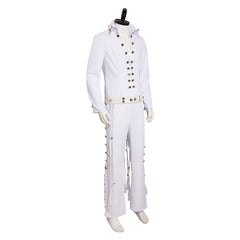 2022 Elvis Aron Presley Tenue Blanche Cosplay Costume