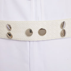 2022 Elvis Aron Presley Tenue Blanche Cosplay Costume