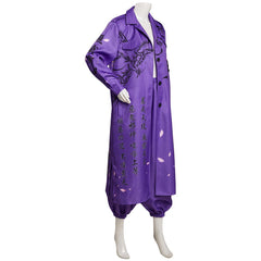 Japanais Bosozoku Kimono Manteau Violet Pant Cosplay Costume Halloween Carnival