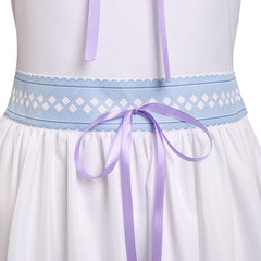 Crisis Core Final Fantasy VII Aerith Gainsborough Robe Blanc Cosplay Costume