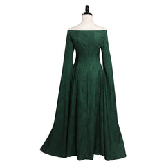 Adulte House of the Dragon Jeune Alicent Hightower Robe Vintage Cosplay Costume Médiéval Halloween Carnival