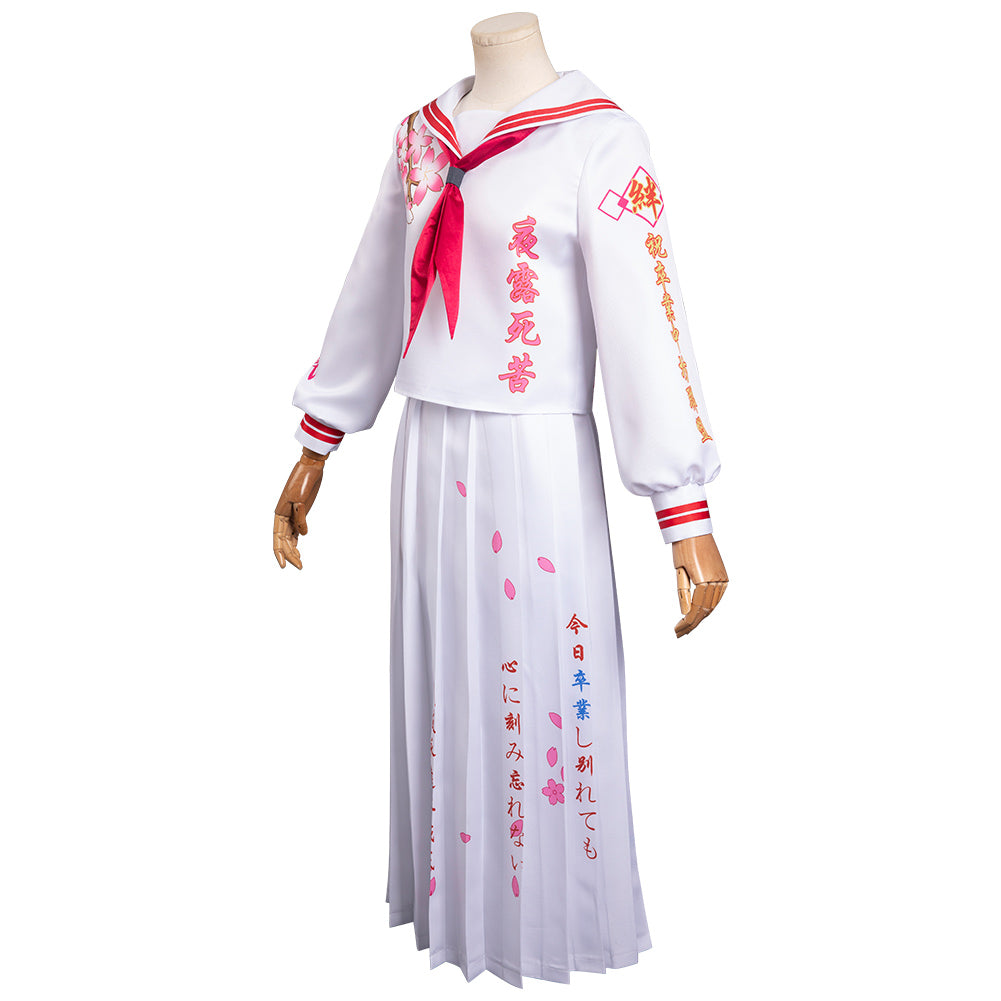Bosozoku Cosplay Costume Japanese School Uniform Skirts Outfits Halloween Carnival Suit