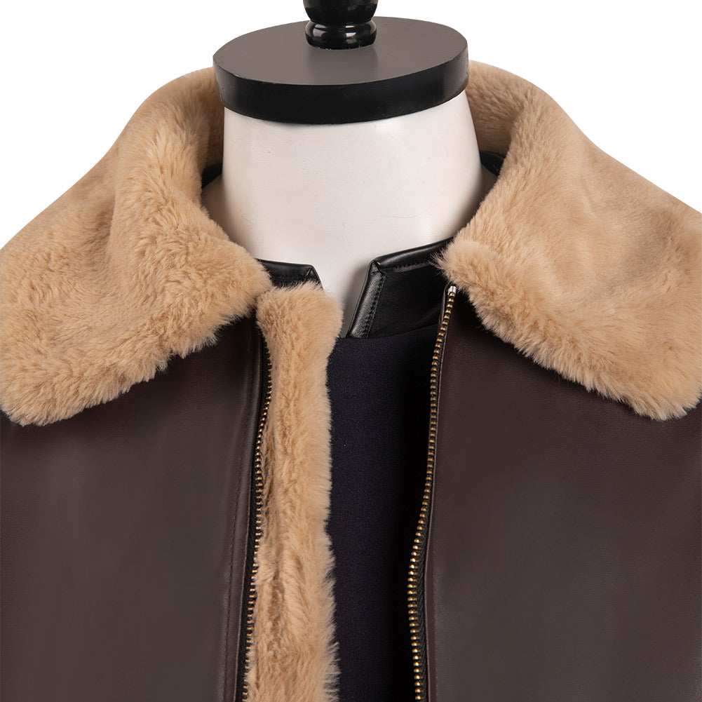 Adulte Resident Evil 4 Remake Leon S.Kennedy Manteau Cosplay Costume Carnaval