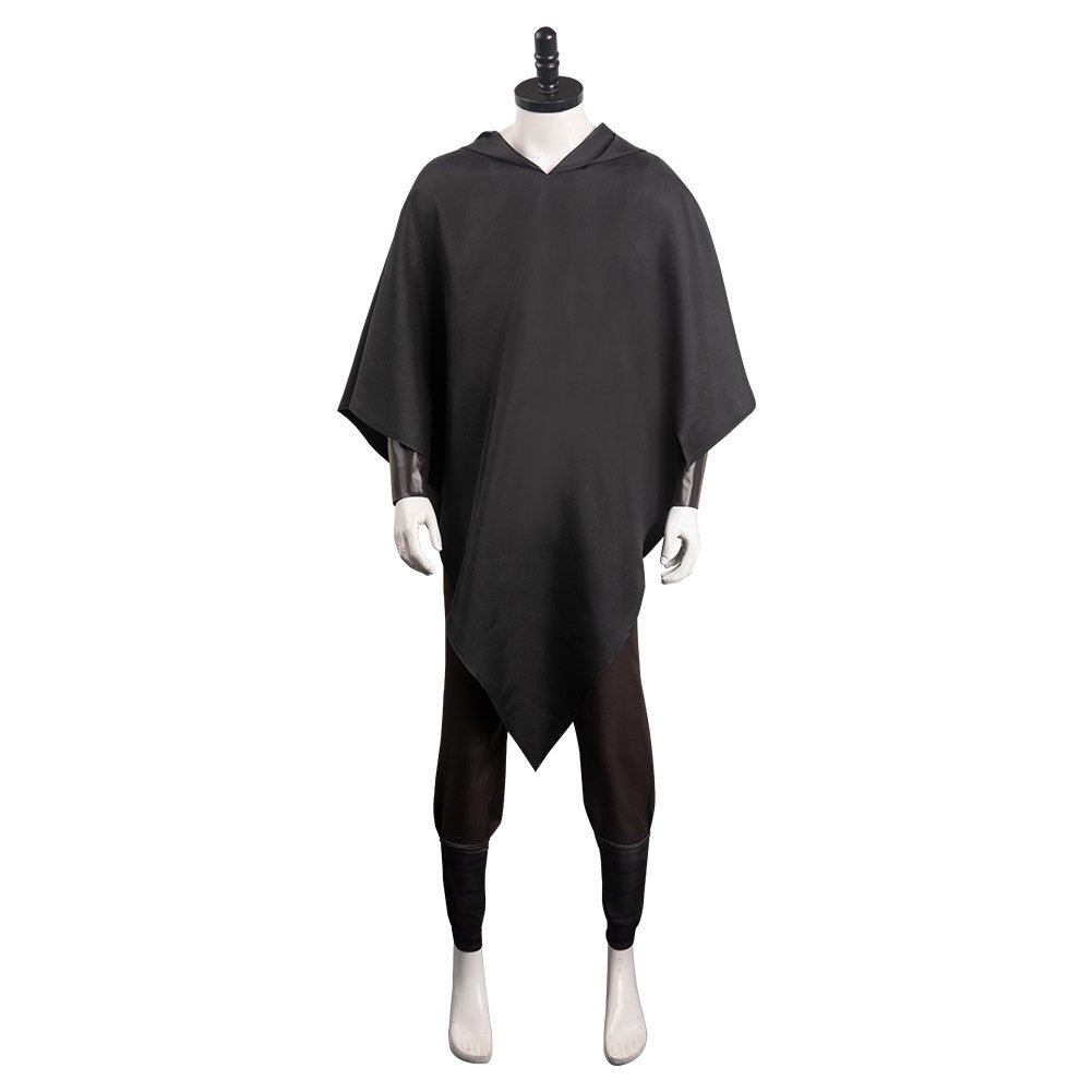 Adulte Le Chat potté 2 : La Dernière Quête Wolf Homme Noir Cosplay Costume Carnaval