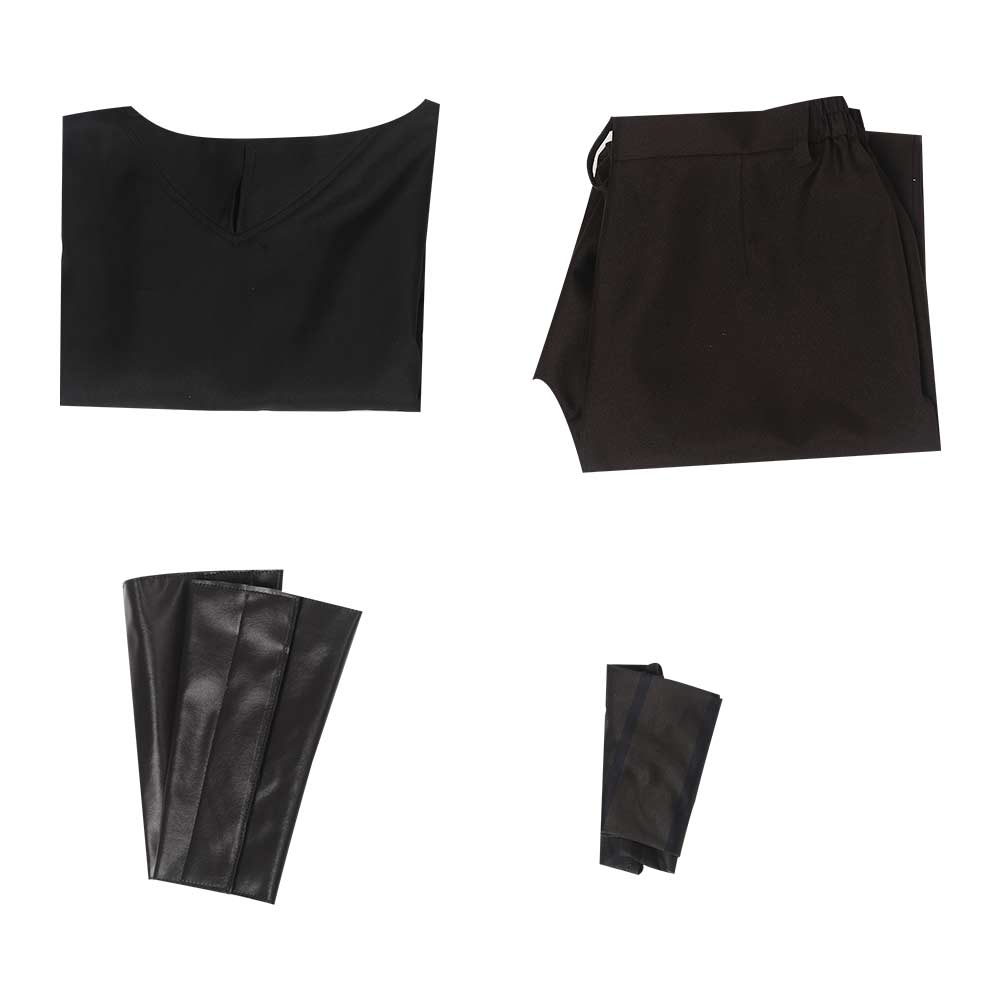 Adulte Le Chat potté 2 : La Dernière Quête Wolf Homme Noir Cosplay Costume Carnaval