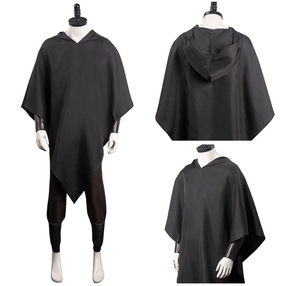 Adulte Le Chat potté 2 : La Dernière Quête Wolf Homme Noir Cosplay Costume Carnaval