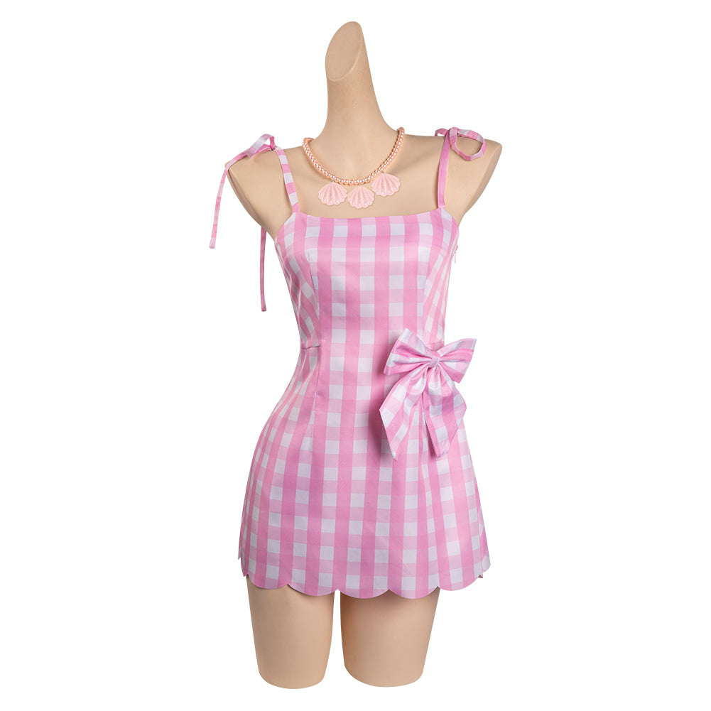 Adulte Film Barbie Rose Robe Cosplay Costume Carnaval