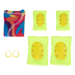 Film Barbie Femme Rose Ensemble Imprimé Costume