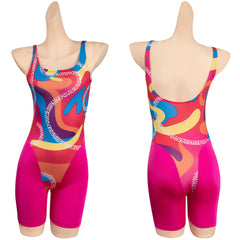 Film Barbie Femme Rose Ensemble Imprimé Costume