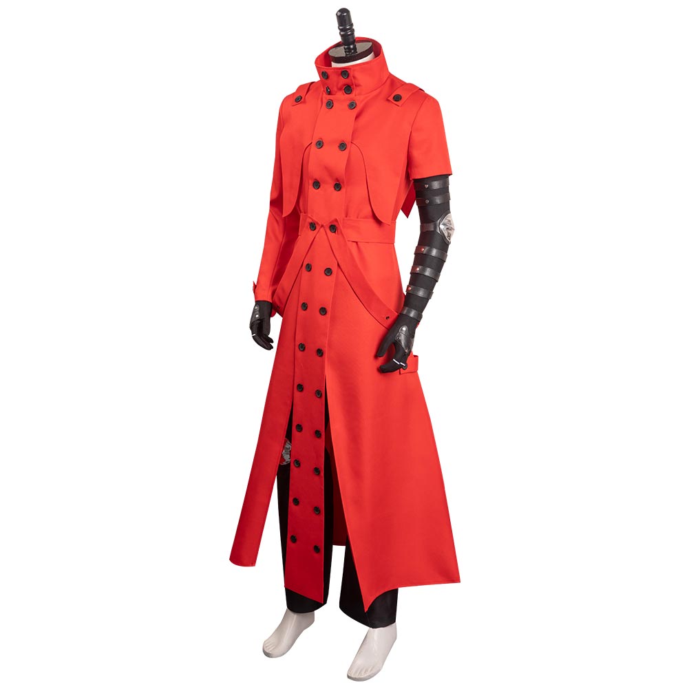 Anime Trigun Vash The Stampede Rouge Uniform Cosplay Costume