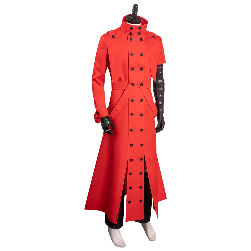 Anime Trigun Vash The Stampede Rouge Uniform Cosplay Costume