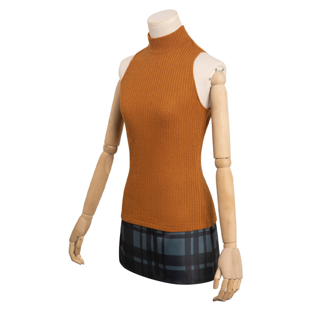 Resident Evil 4 Remake Ashley Graham Orange Cosplay Costume