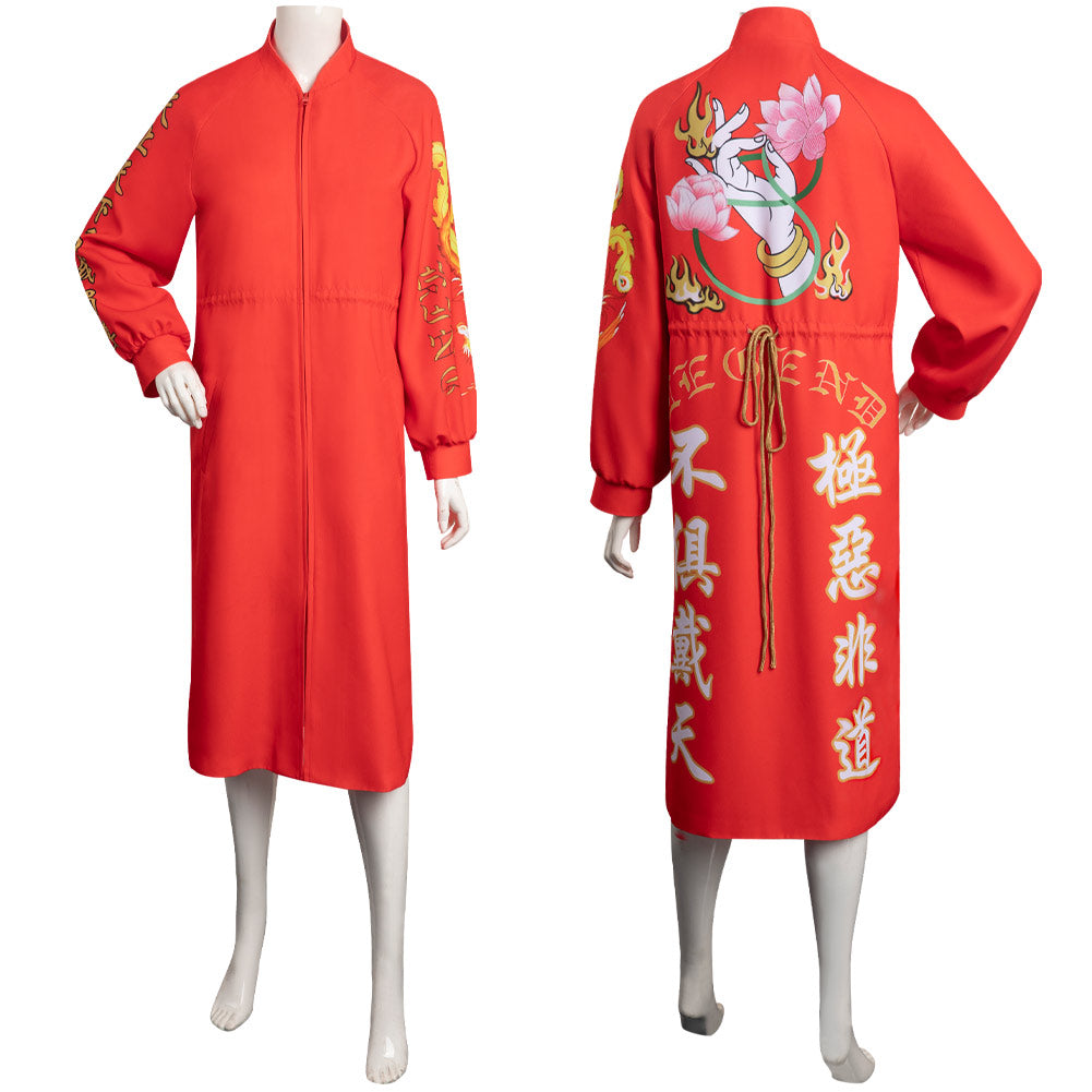 Bosozoku Japanese Uniforme Scolaire Rouge Cosplay Costume