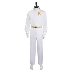2023 Film Barbie Blanc Ken Combinaison Ensemble Cosplay Costume Carnaval