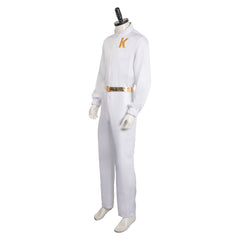 2023 Film Barbie Blanc Ken Combinaison Ensemble Cosplay Costume Carnaval