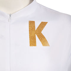 2023 Film Barbie Blanc Ken Combinaison Ensemble Cosplay Costume Carnaval