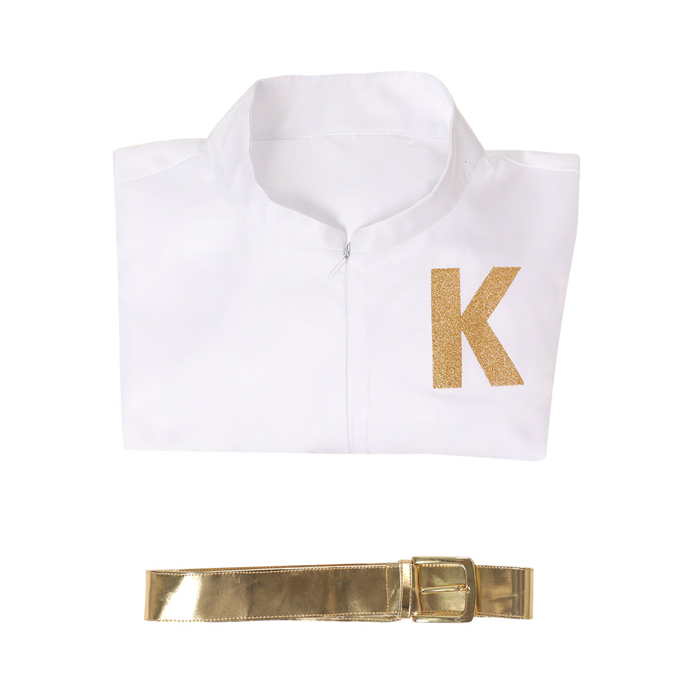 2023 Film Barbie Blanc Ken Combinaison Ensemble Cosplay Costume Carnaval