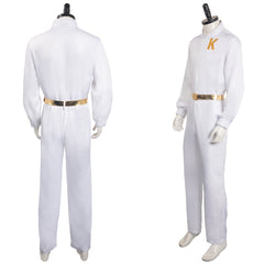 2023 Film Barbie Blanc Ken Combinaison Ensemble Cosplay Costume Carnaval