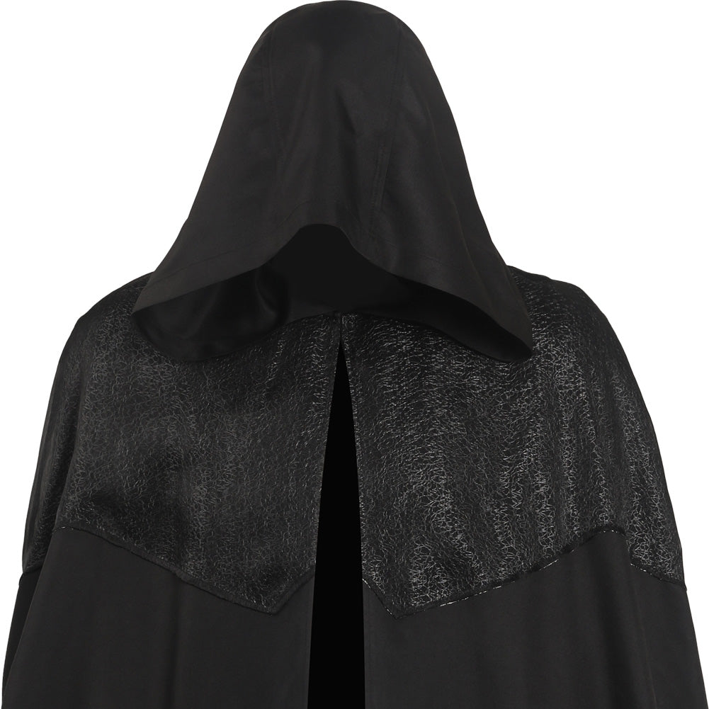 TV The Witcher Geralt Cape En Patchwork Noir Halloween Carnaval