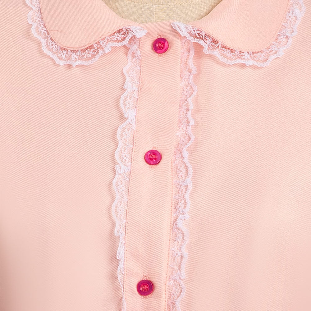 Film Barbie Deux Pieces Pyjama Robe Cosplay Costume Halloween Carnaval