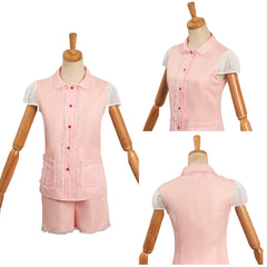 Film Barbie Deux Pieces Pyjama Robe Cosplay Costume Halloween Carnaval