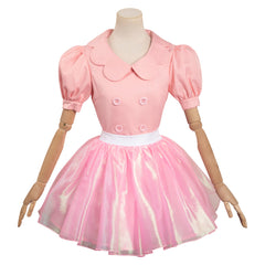 2023 Film Barbie Rose Jupe En Gaze Cosplay Costume Halloween Carnaval