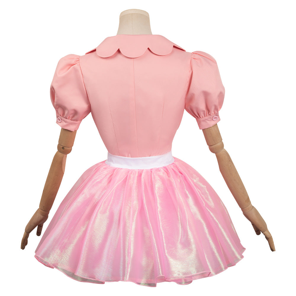 2023 Film Barbie Rose Jupe En Gaze Cosplay Costume Halloween Carnaval