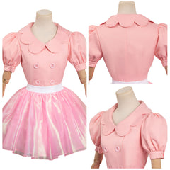2023 Film Barbie Rose Jupe En Gaze Cosplay Costume Halloween Carnaval
